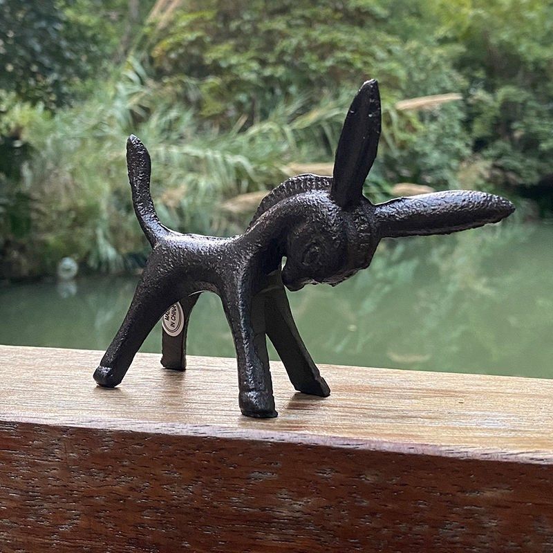 铸铁小毛驴铁艺桌面摆设倔驴装饰品家居摆设驴子复古怀旧纸镇摆件,家居饰品,桌面摆件,淘宝优惠券,粉丝福利购,淘宝优惠卷