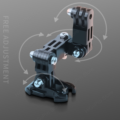 Helmet Strap Mount For Gopro Hero 10 9 8 7 6 5 4 3 Motorcycl