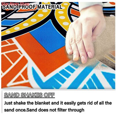 Waterproof Pocket Beach Blanket Folding Camping Mat Mattress