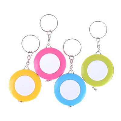 New Candy Color Keychain Tape Measure 1.5 Meters Quantity