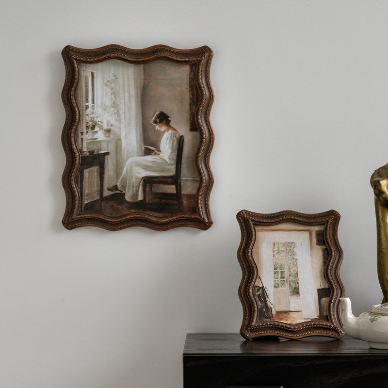 中古风树脂相框画框高级相框客厅卧室壁挂相框桌摆装饰画摆件,家居饰品,相框/画框,淘宝优惠券,粉丝福利购,淘宝优惠卷