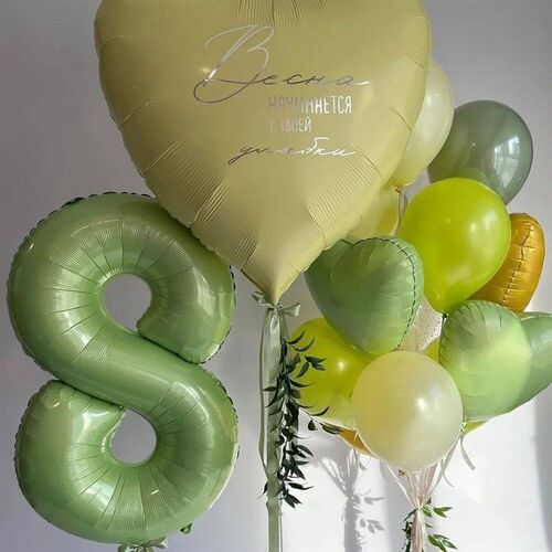 1set 32/40inch Vintage Green Number Balloon Retro Green Ball