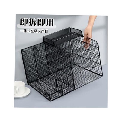 1Pc Desk File Folder Document Paper Organizer Storage Holder