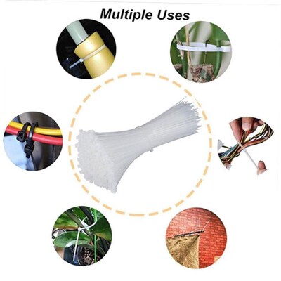 Twist Cable Tie Zip Straps Wraps Zip Ties Self-Locking 1