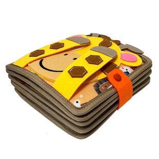 Toy Busy Book Baby for Board Montessori Giraffe