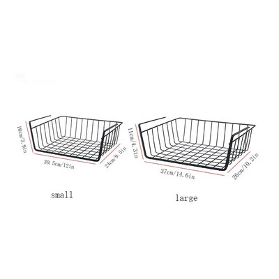 Multipurpose Hanging Wire Basket Organizer for Kitchen Cabin