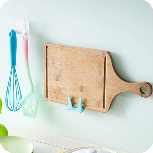 Wall Mounted Hanging Holder For Pan Lid Storage Hook Plastic