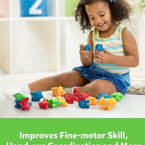 ABC dinsaurs Alphabet Matching Letters Fine Motor Toys恐龙字