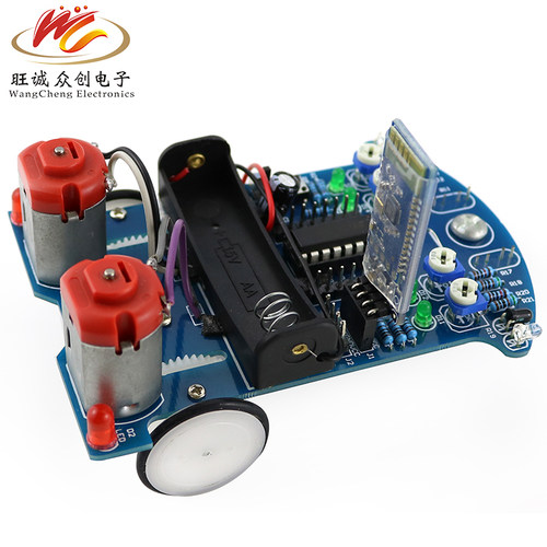 (散件)遥控 循迹巡线避障 重力感应 智能小车DIY焊接制作
