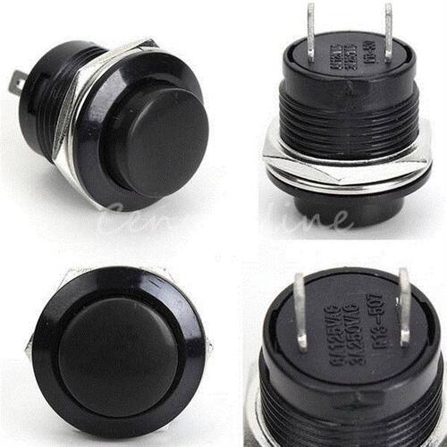 hot sale 5pcs/lot new push button switch 3a 250v off-(on) 1