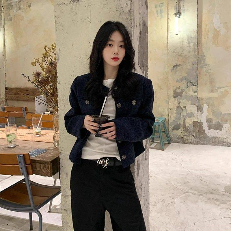 小香风外套女短款小个子2026新款开秋冬季高级感长袖上衣超火秋装,女装/女士精品,短外套,淘宝优惠券,粉丝福利购,淘宝优惠卷