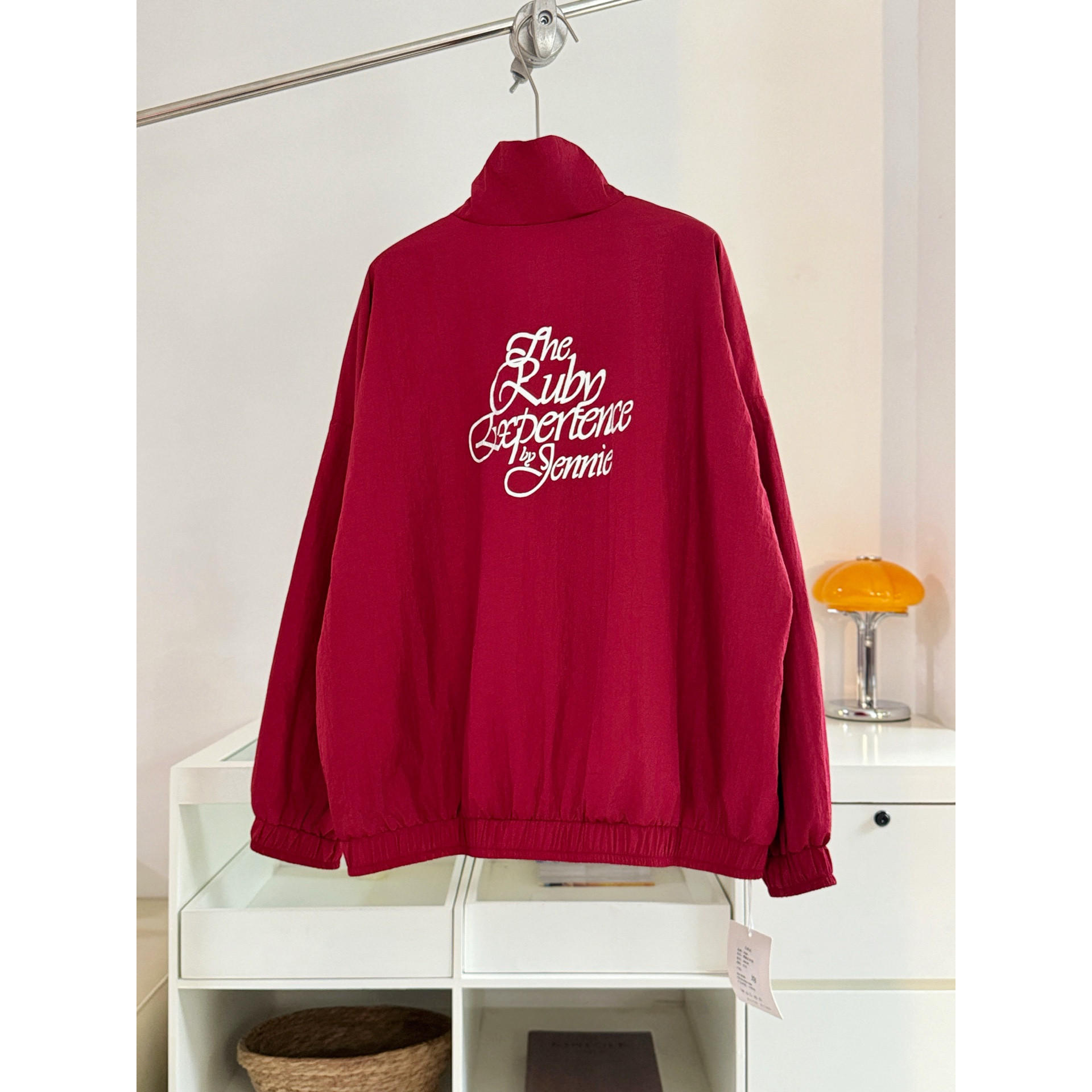 jennie金智妮科切拉同款 后背印花拉链宽松夹克红外套,女装/女士精品,短外套,淘宝优惠券,粉丝福利购,淘宝优惠卷