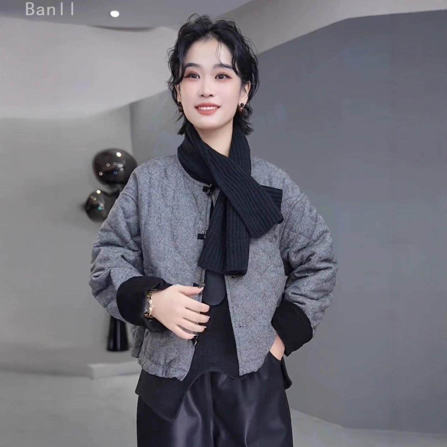 新款轻薄小棉袄冬季女士高级感超好看的夹棉外套洋气短款开衫棉衣,女装/女士精品,短外套,淘宝优惠券,粉丝福利购,淘宝优惠卷