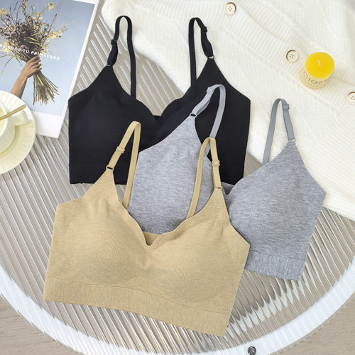 秋冬磨毛痕钢圈聚拢大码吊带美背