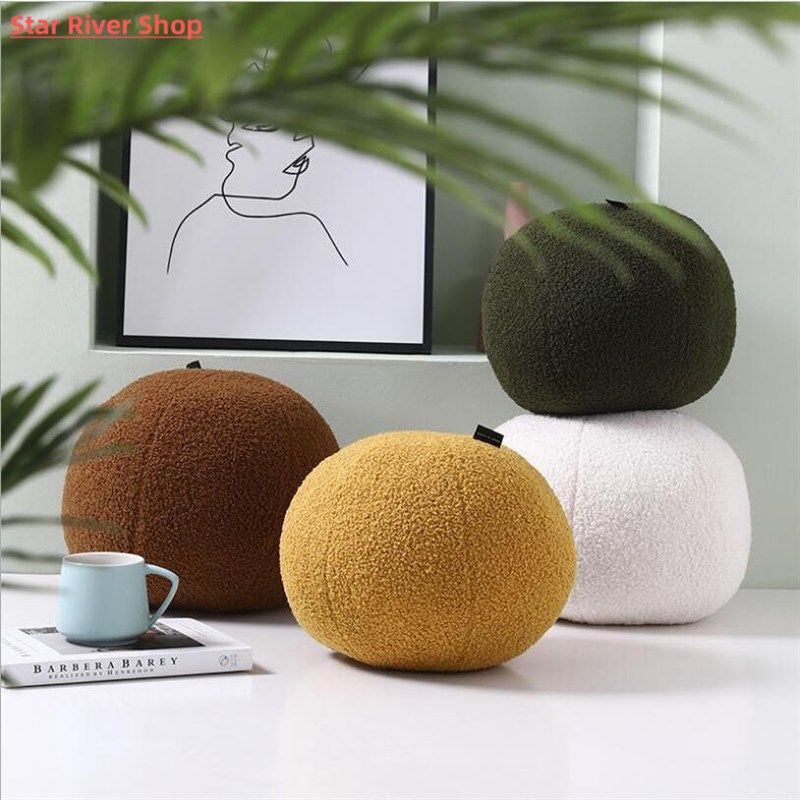 Geometrical Shape Loop Fleece Soft Comfortable Bed Ball Cush
