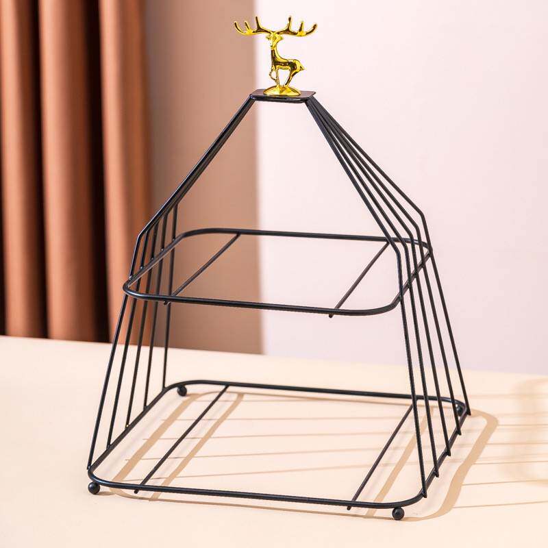 展点示架子单果架双层三层订婚礼蛋糕F97TJ65M下午茶心盘水极果简