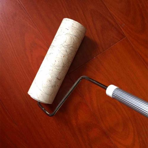 帅管家伸缩加长粘尘器滚筒斜撕粘毛器地毯粘毛纸粘毛滚除尘器