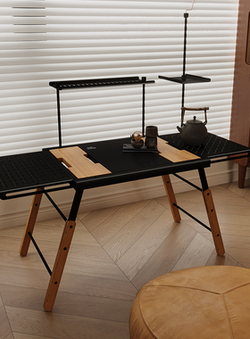 VNUKOK多功能战术桌城市露营可携式igt桌轻量化可折叠模块桌