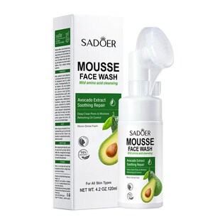 SADOER Fruits Facial Cleanser Face Wash Foam Face Massasge C