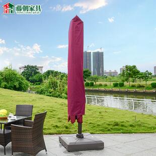 藤朝户外遮阳伞庭院伞大户外摆摊防风挡雨大遮阳伞罗马伞加厚伞套