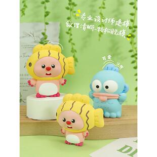 loopy露比硅胶模具 手工DIY香薰石膏娃娃扩香石车载桌面摆件磨具