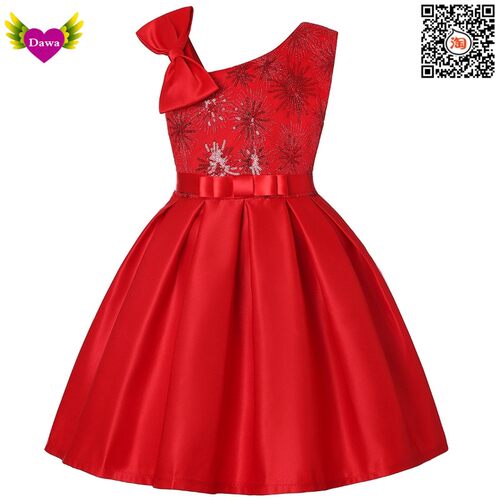 Girls Elegant Wedding Princess Dress Kids Party Formal Dress