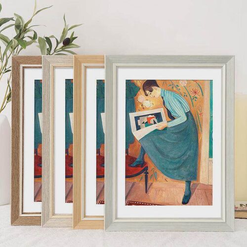 Wooden photo hanging wall picture frame tabletop decoration