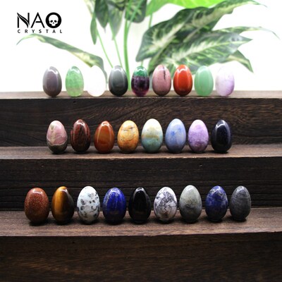 20x30mm Stone Egg Healing Crystal Yoni Egg Natural Gems