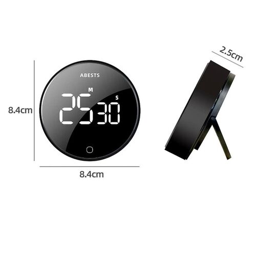 LED Digital Kitchen Timer USB Rechargeable Magnetic Baking C