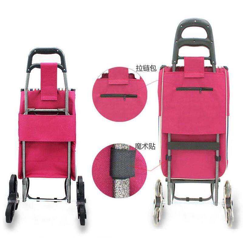 .布袋可摺叠购物车买菜小拉车袋子牛津布拖车手推车手拉车袋*,收纳整理,便携购物车,淘宝优惠券,粉丝福利购,淘宝优惠卷