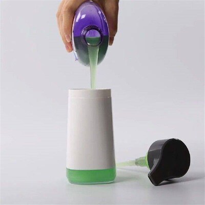 Sink Refillable Liquid Soap Dispenser Cylinder Empty Lotion