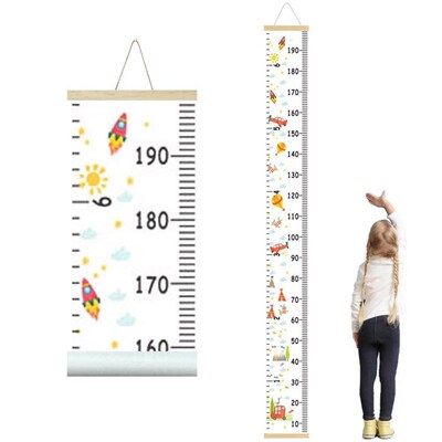 Vibrant Kids Height Growth Chart Ruler Baby Children Room