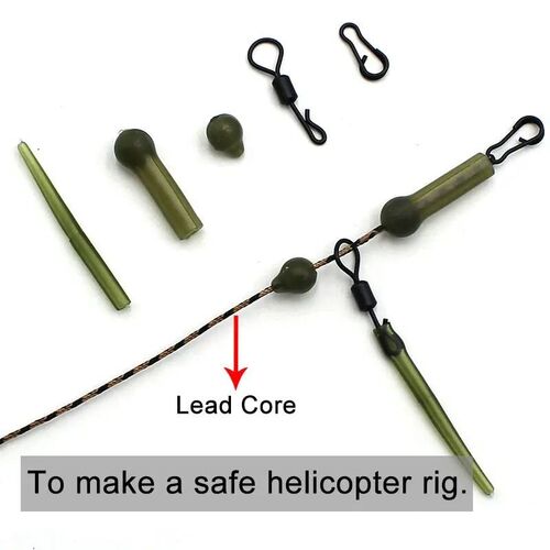 Carp Fishing Accessories Kit Helicopter Rig Anti Tangle Slee