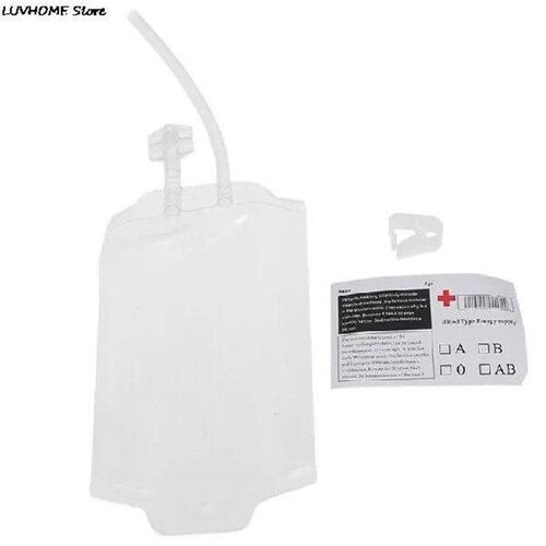 350ml Transparent Clear Blood Energy Drinking Bag PVC