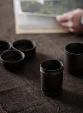 抖音爆款同心杯快客杯一壶四杯商务定制便携旅行茶具装紫砂