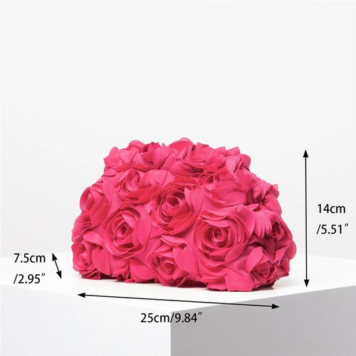 Elegant roe clutch bag, Wedding party dinner bag, Women cli