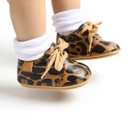 Newborn Baby Boy Girl Leather Shoes Infant First Walkers Foo
