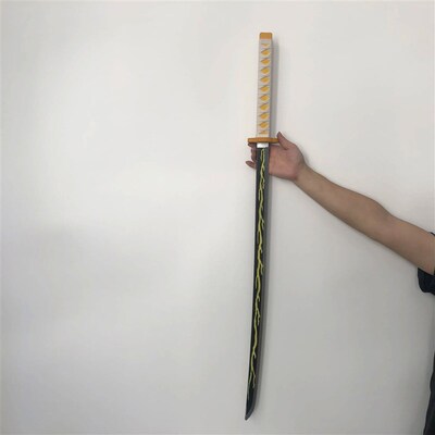 cm Kimetsu no Yaiba Sword Weapon  Agatsuma Zenitsu Cosplay