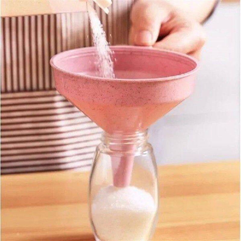 Kitchen Funnel for Oil Filling Bottles Colorful Large - 实物图