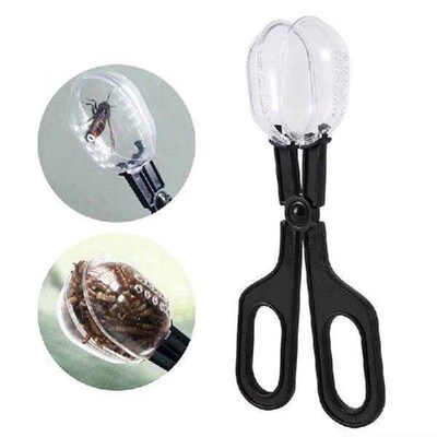 Reptile Terrarium Plastic Tongs Tweezers Pet Raising
