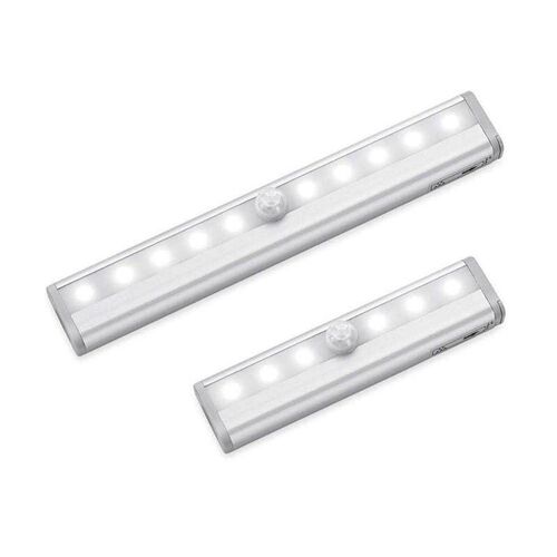 LED Under Cabinet Light PIR Motion Sensor Lamp 6/10 LEDs