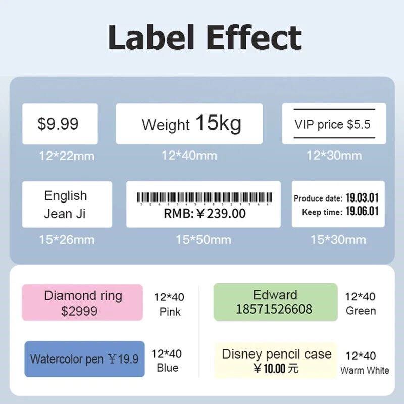 Niimbot Labels Paper Adhesive Thermal Labels ers Roll Self-a图片