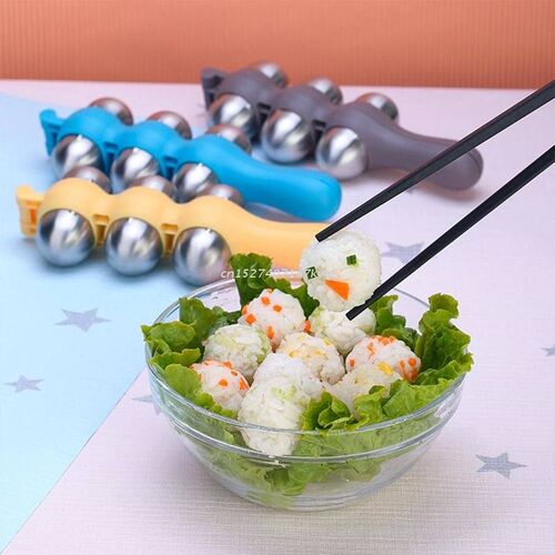 Stainless Steel Rice Ball Molds Children Shake Rice Ball Gad