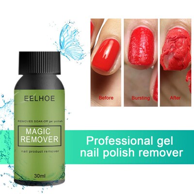 10/20/30ml Magic Remover Nail Gel Polish Remover UV Gel Poli