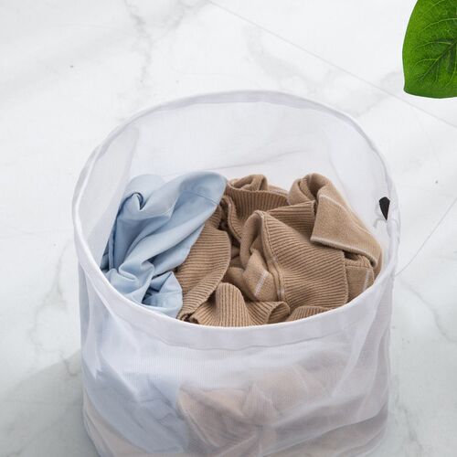 Drawstring Mesh Laundry Bag Underwear Bra Socks Washing Bag