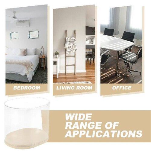2 Pcs Display Case Figure Box Clear Organizer Bins with