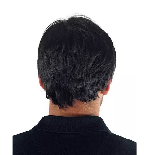 Mens Wig African Chemical Fiber Full Head ver Fluffy Handso