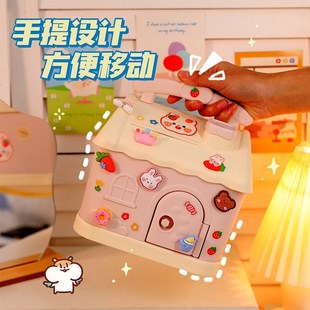 存钱罐儿童男孩女孩只进不出密码储钱罐硬币纸币大号容量存钱箱