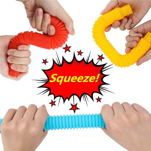 8Pcs Tubes Sensory Toy for Adult Fidget Sss Relieve Toys Str