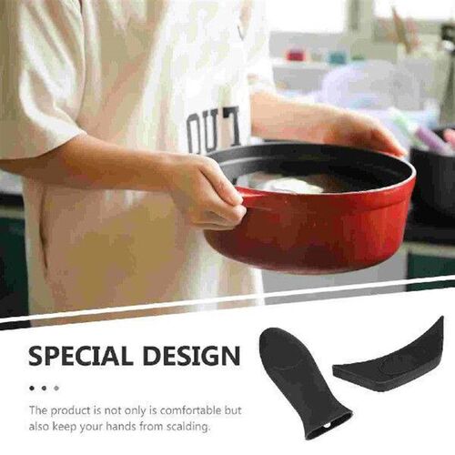2 Pcs Cooker Silicone Insulation Handle Griddle Pan Sleeve